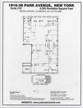 1916-1938 Park Ave, New York, NY à louer Plan de site- Image 1 de 4