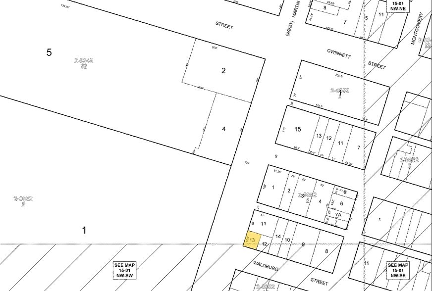 922 Martin Luther King Jr Blvd, Savannah, GA à louer - Plan cadastral - Image 2 de 3