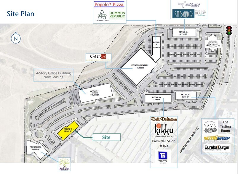 7795 N Palm Ave, Fresno, CA à louer - Photo du bâtiment - Image 2 de 3