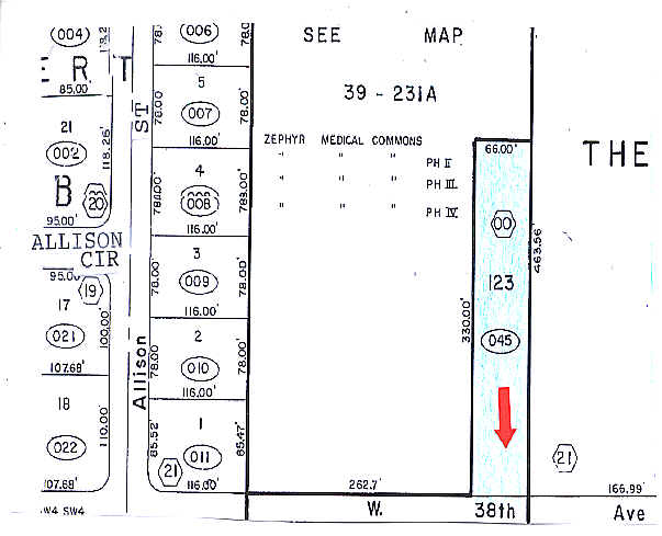 7805 W 38th Ave, Wheat Ridge, CO à louer - Plan cadastral - Image 3 de 21
