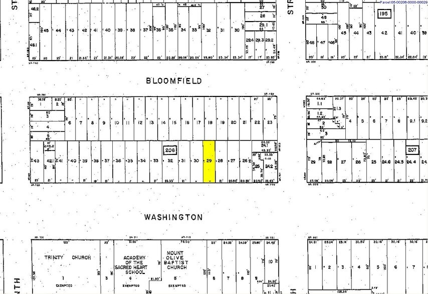 730 Washington St, Hoboken, NJ à louer - Plan cadastral - Image 2 de 4