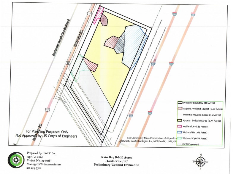 Kato Bay Rd, Hardeeville, SC for sale - Site Plan - Image 3 of 4