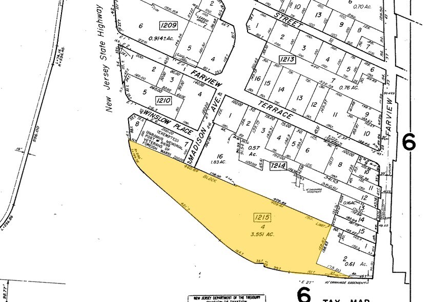 12 N State Rt 17, Paramus, NJ à louer - Plan cadastral - Image 2 de 5
