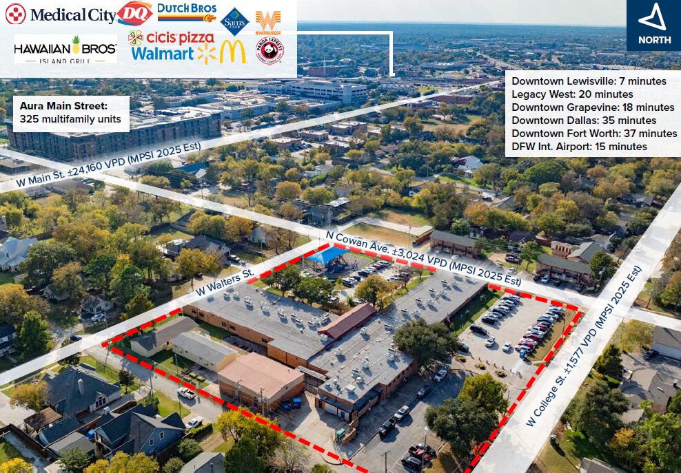 350 W College St, Lewisville, TX à louer Photo principale- Image 1 de 4