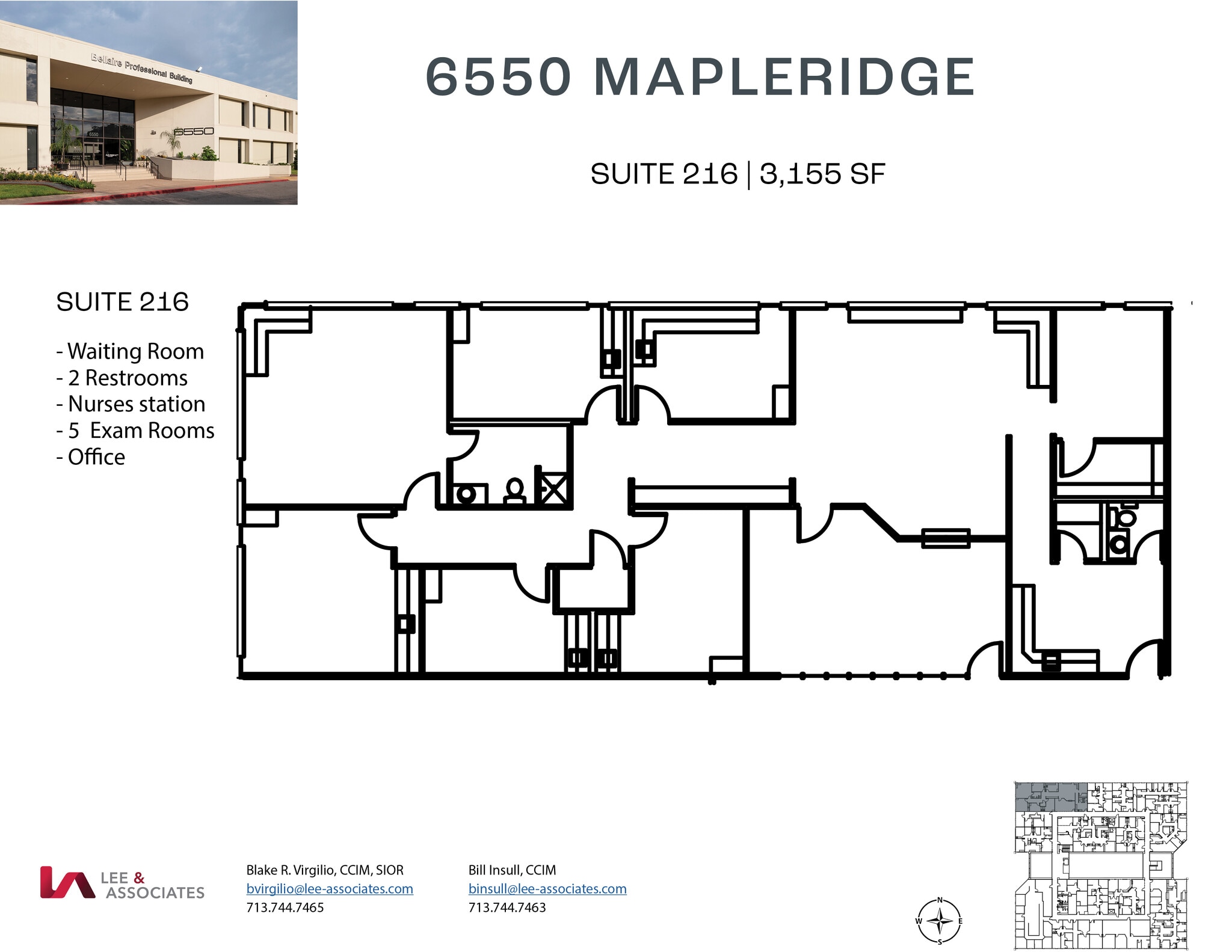 6550 Mapleridge St, Houston, TX for lease Floor Plan- Image 1 of 1