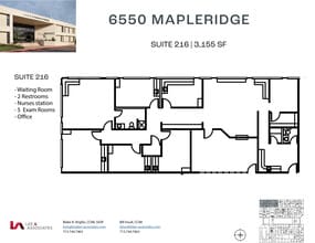 6550 Mapleridge St, Houston, TX for lease Floor Plan- Image 1 of 1