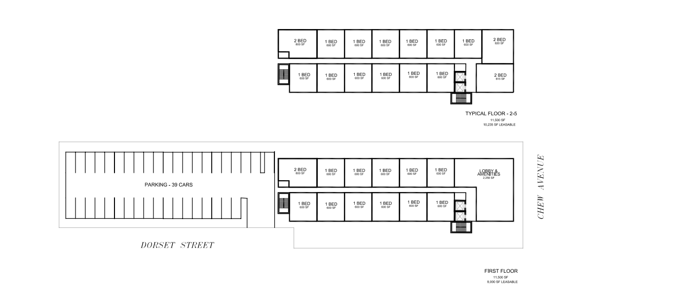 6732 Chew Ave, Philadelphia, PA for sale Floor Plan- Image 1 of 2