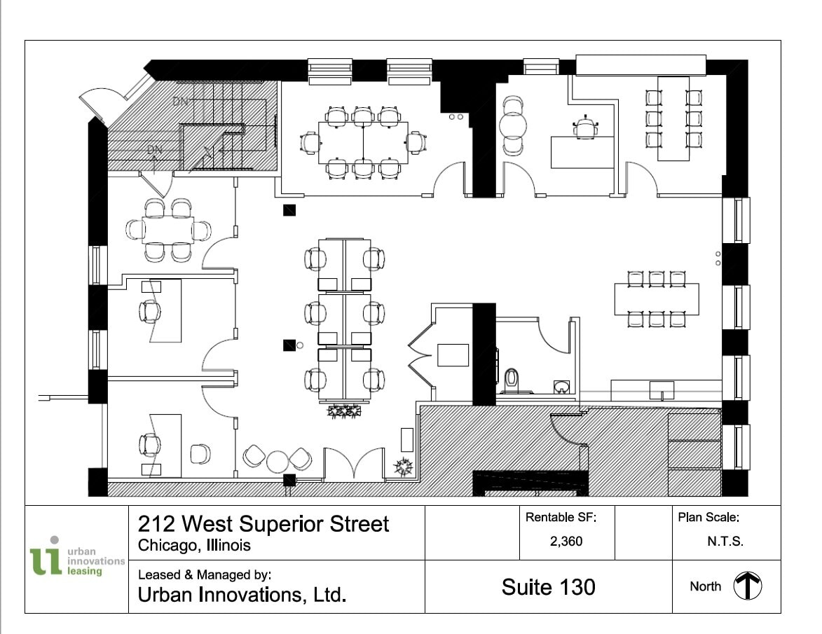 212 W Superior St, Chicago, IL à louer Plan d’étage- Image 1 de 4