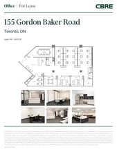 155 Gordon Baker Rd, Toronto, ON à louer Plan d’étage- Image 1 de 1