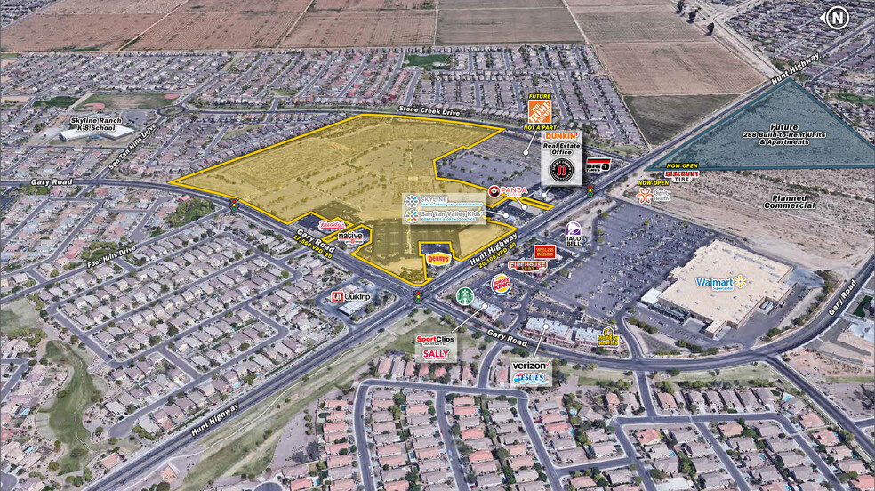 NEC Hunt Highway & Gary Rd, San Tan Valley, AZ for sale - Building Photo - Image 1 of 1