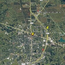 104-200 E Motel Dr, Alvin, TX - Aerial map view