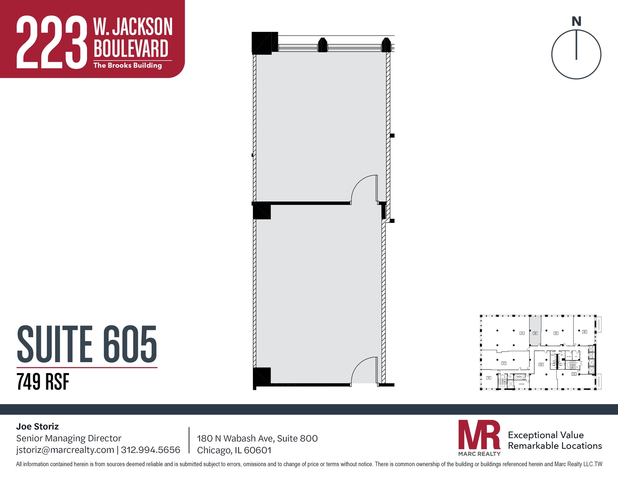223 W Jackson Blvd, Chicago, IL for lease Floor Plan- Image 1 of 1