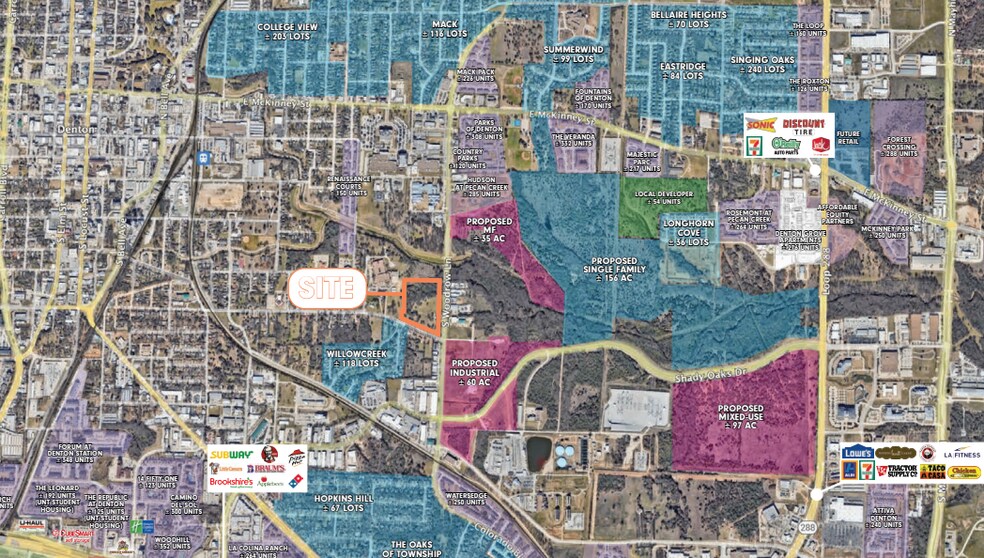 878 S Woodrow Ln, Denton, TX à vendre - Photo principale - Image 1 de 3