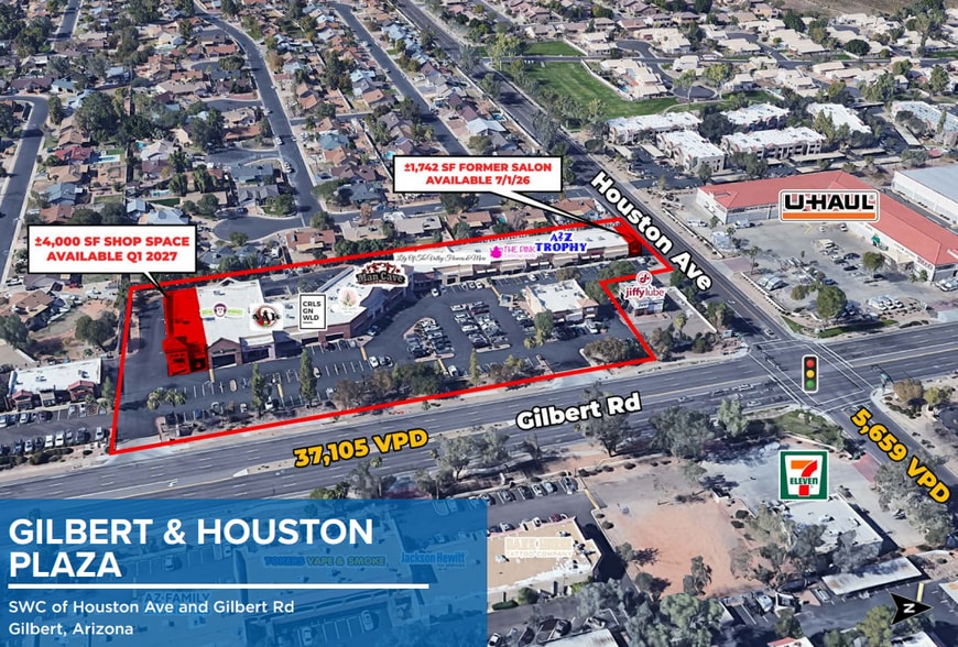 1140-1184 N Gilbert Rd, Gilbert, AZ for lease - Building Photo - Image 2 of 9
