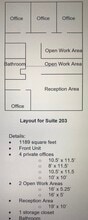 1215 Jones Franklin Rd, Raleigh, NC for lease Floor Plan- Image 1 of 1
