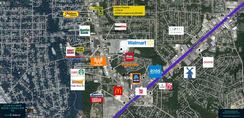 2718 Gilmer Rd, Longview, TX à louer - Photo du bâtiment - Image 2 de 26