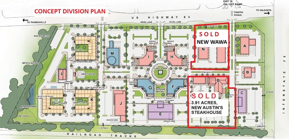 2103 W Hill Ave, Valdosta, GA for sale - Site Plan - Image 1 of 14