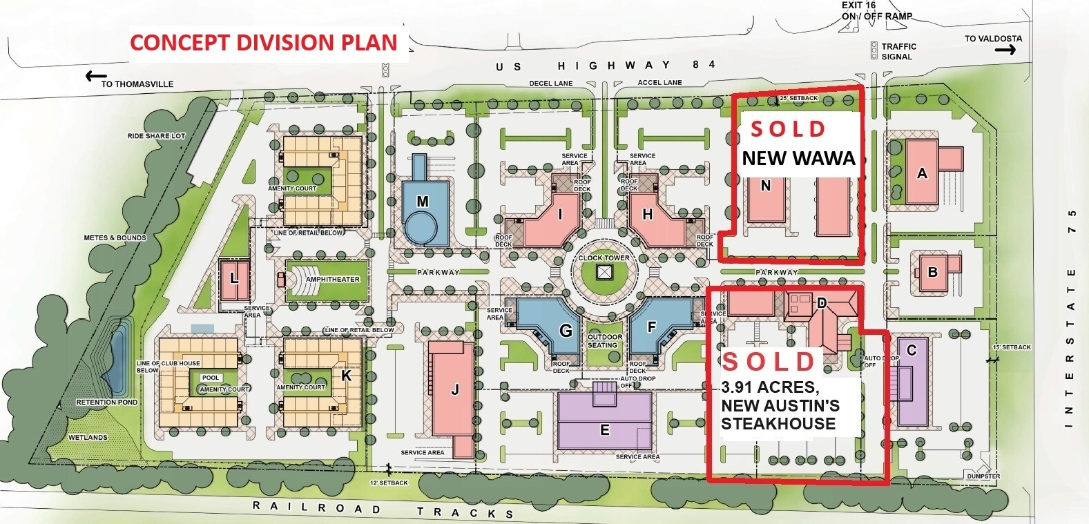2103 W Hill Ave, Valdosta, GA for sale Site Plan- Image 1 of 15