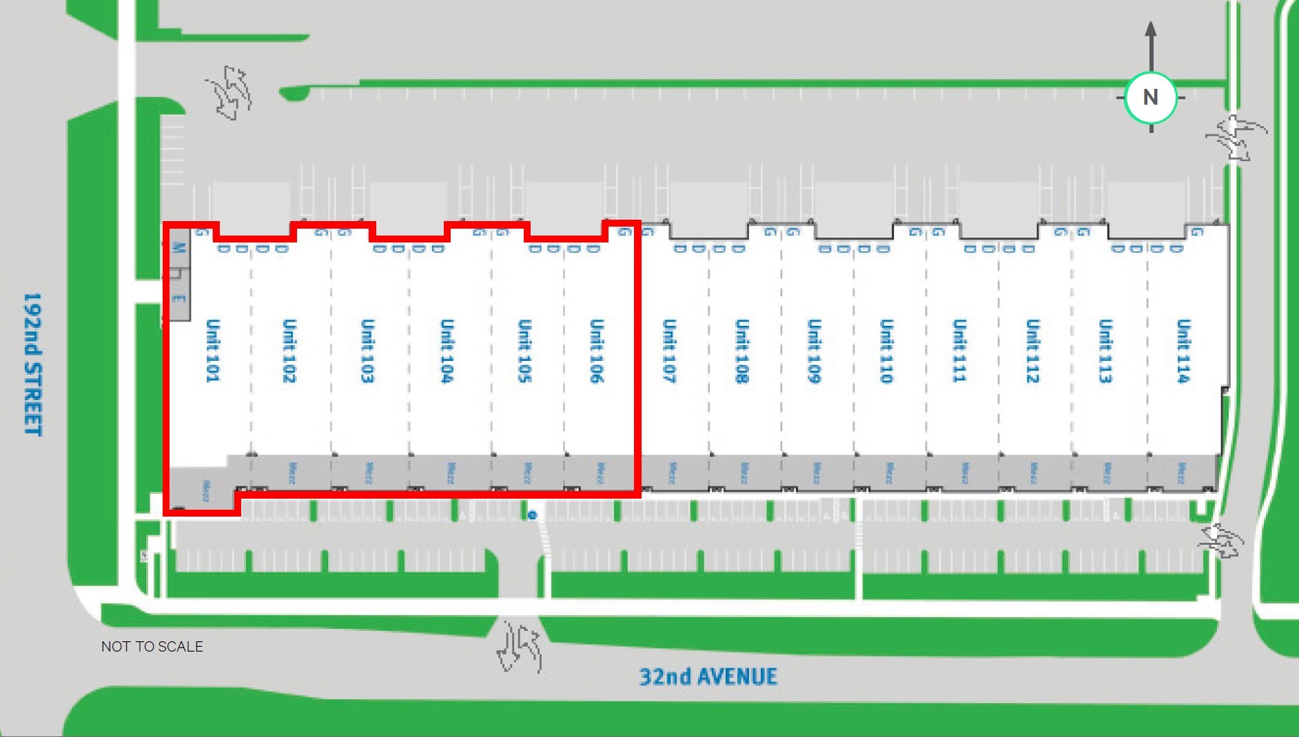 19225 32 Av, Surrey, BC à louer Plan de site- Image 1 de 1