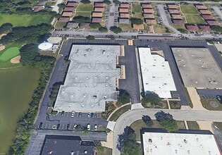 1001 Entry Dr, Bensenville, IL - AERIAL  map view