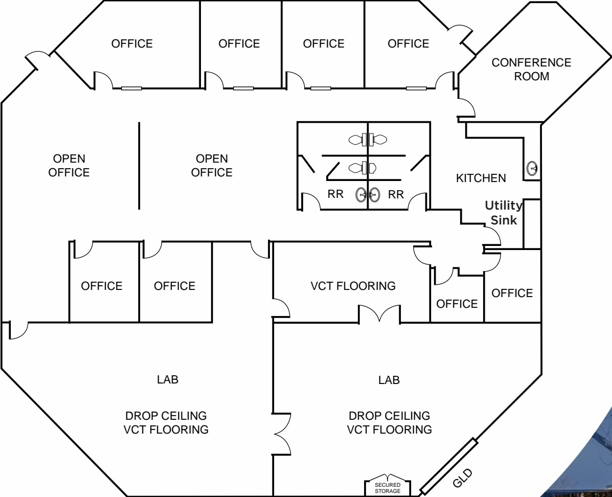 2362 Qume Dr, San Jose, CA à louer Plan d’étage- Image 1 de 1