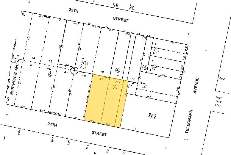 530 24th St, Oakland, CA à louer - Plan cadastral - Image 2 de 2