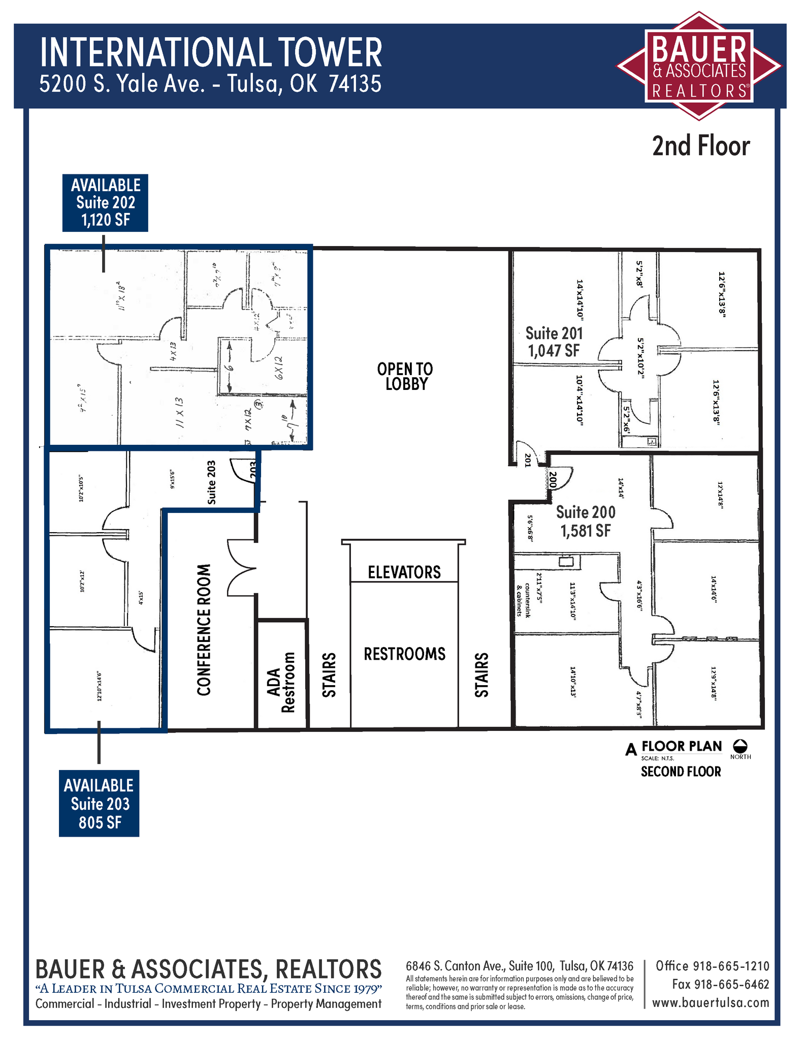 5200 S Yale Ave, Tulsa, OK à louer Plan de site- Image 1 de 1