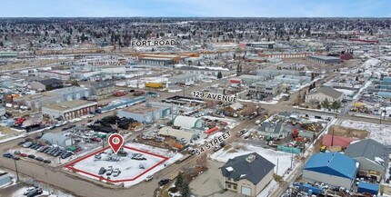 12804 54 St NW, Edmonton, AB - aerial  map view