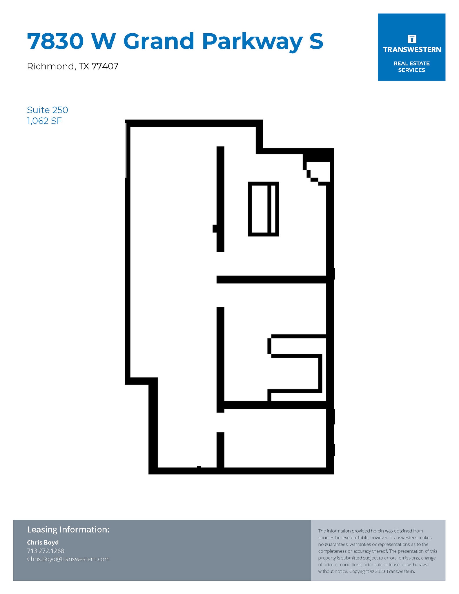7830 W Grand Pky S, Richmond, TX à louer Plan d’étage- Image 1 de 1