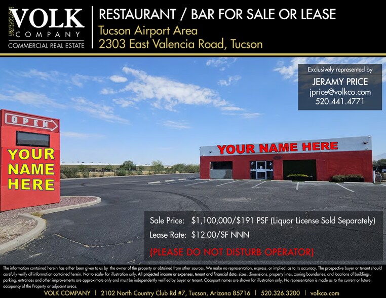 2303 E Valencia Rd, Tucson, AZ à vendre - Photo du bâtiment - Image 1 de 8