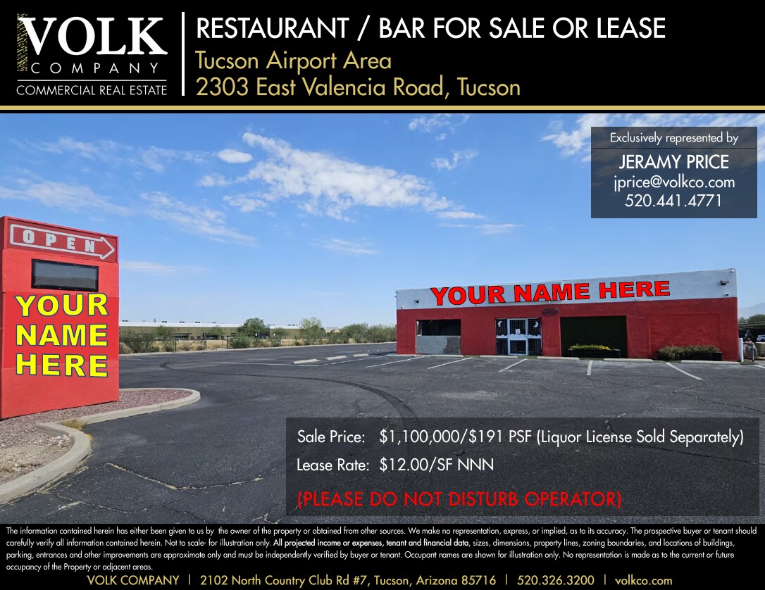 2303 E Valencia Rd, Tucson, AZ for sale Building Photo- Image 1 of 9
