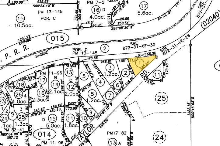 3180 Taylor Rd, Loomis, CA à vendre - Plan cadastral - Image 1 de 1