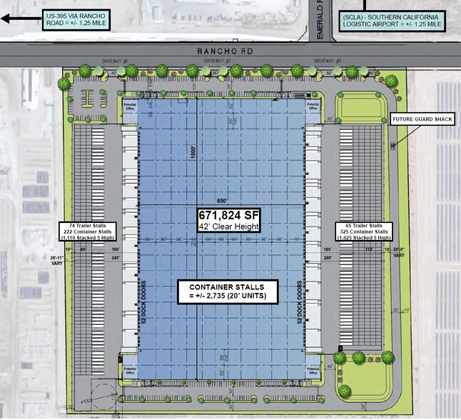 SEC Rancho Rd & Emerald Rd, Adelanto, CA à vendre - Plan de site - Image 2 de 2