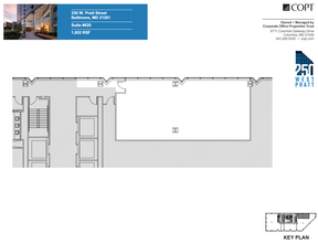 250 W Pratt St, Baltimore, MD for lease Floor Plan- Image 1 of 1