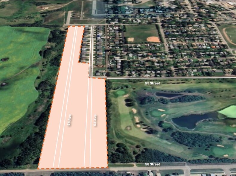 55 St 55 Av, Redwater, AB à vendre - Aérien - Image 2 de 2