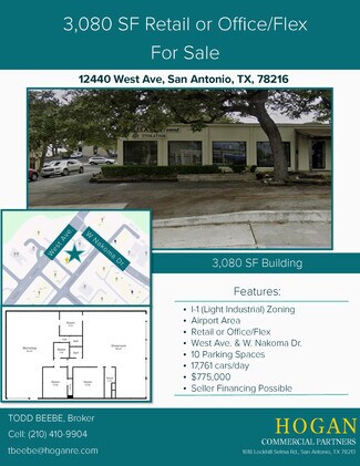 Plus de détails pour 12440 West Ave, San Antonio, TX - Commerce de détail à vendre
