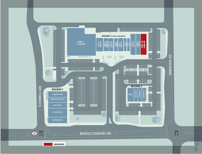 1707-1759 Middle Country Rd, Centereach, NY for lease - Site Plan - Image 3 of 19