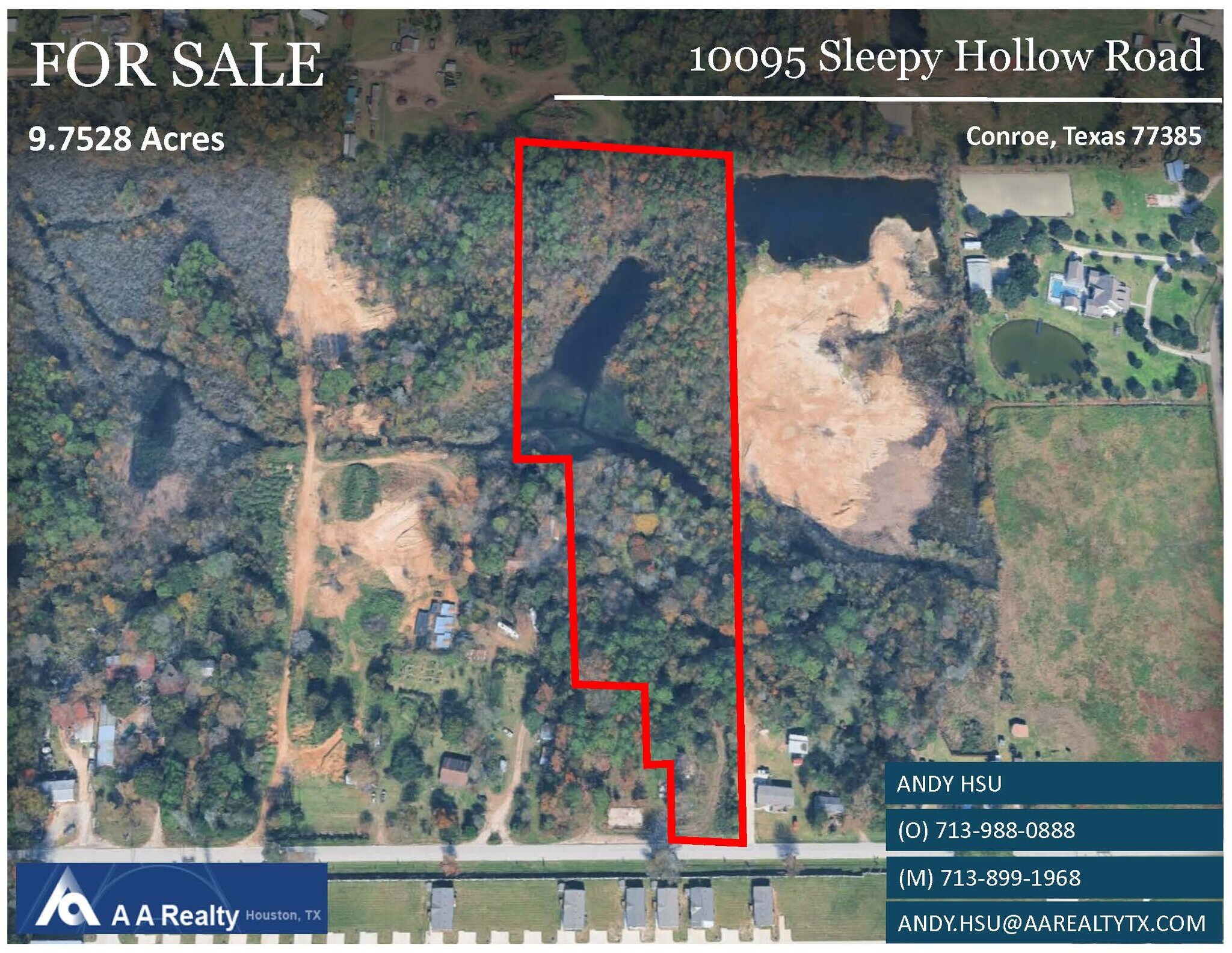 10095 Sleepy Hollow Rd, Conroe, TX à vendre Photo du bâtiment- Image 1 de 5