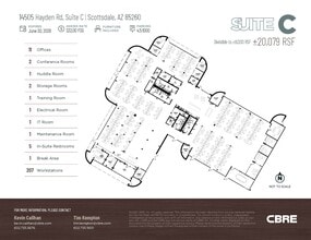 14505 N Hayden Rd, Scottsdale, AZ for lease Floor Plan- Image 2 of 20