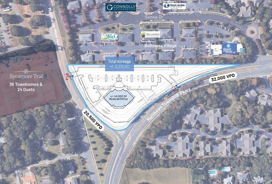 2930 Matthews Township Pkwy, Matthews, NC for lease - Building Photo - Image 2 of 7