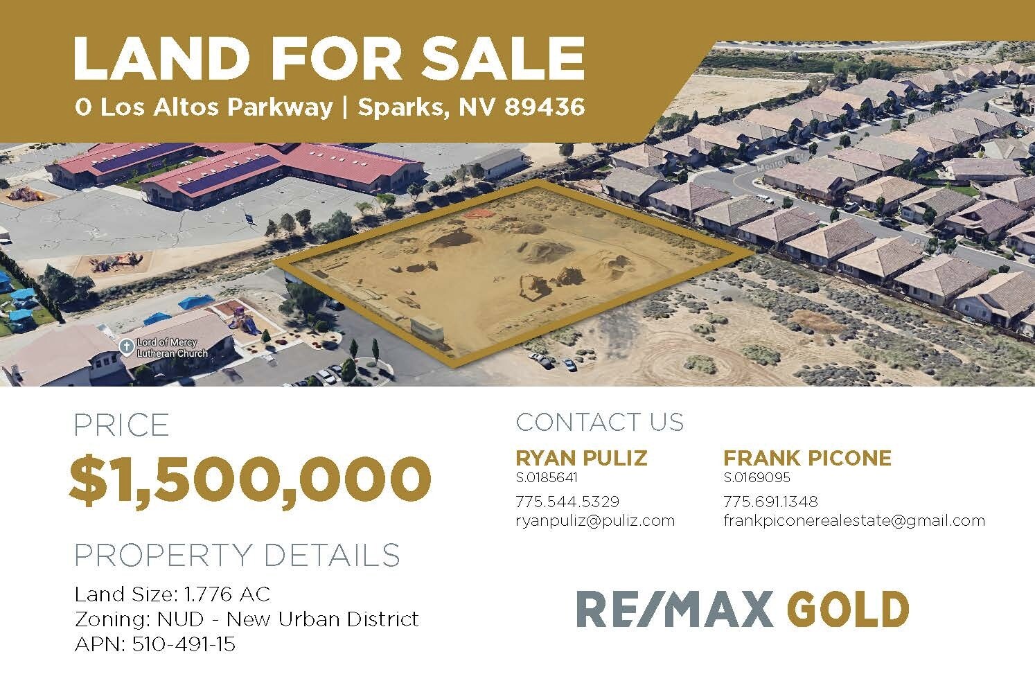 0 Los Altos Parkway, Sparks, NV à vendre Photo du bâtiment- Image 1 de 3