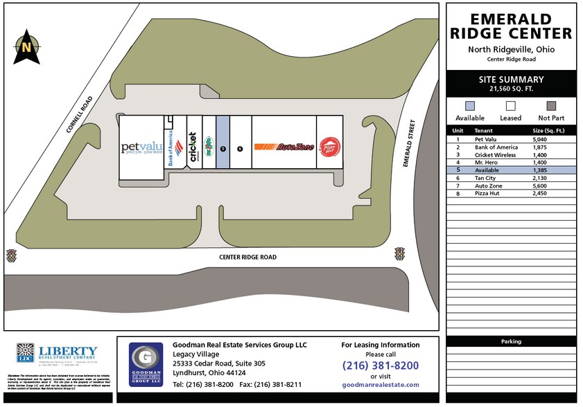34200-34282 Center Ridge Rd, North Ridgeville, OH à louer - Plan de site - Image 2 de 6