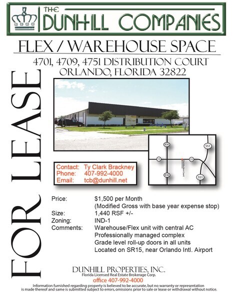 4709 Distribution Ct, Orlando, FL à louer - Photo du bâtiment - Image 3 de 6