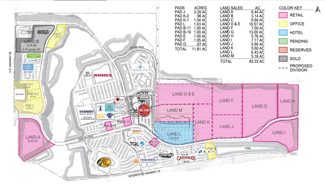 20000 Bass Pro Dr, Spanish Fort, AL for sale Site Plan- Image 1 of 2