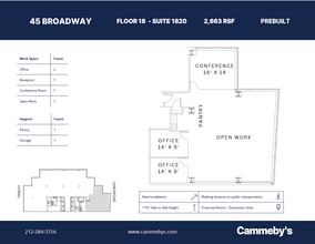 45 Broadway, New York, NY à louer Plan d’étage- Image 2 de 11