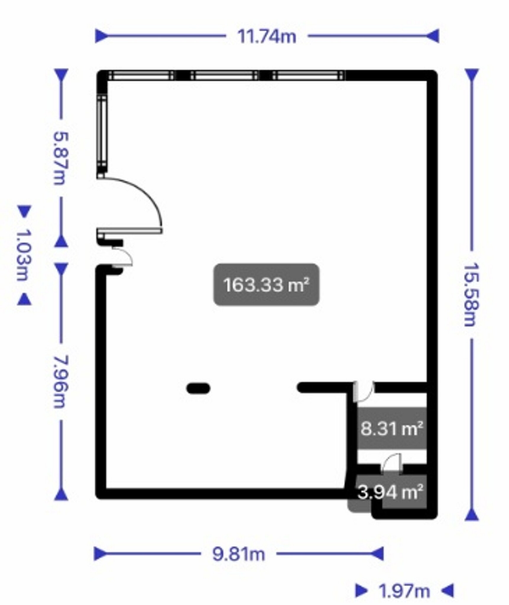123 Durham St, Bathurst à louer Plan d’étage- Image 1 de 1