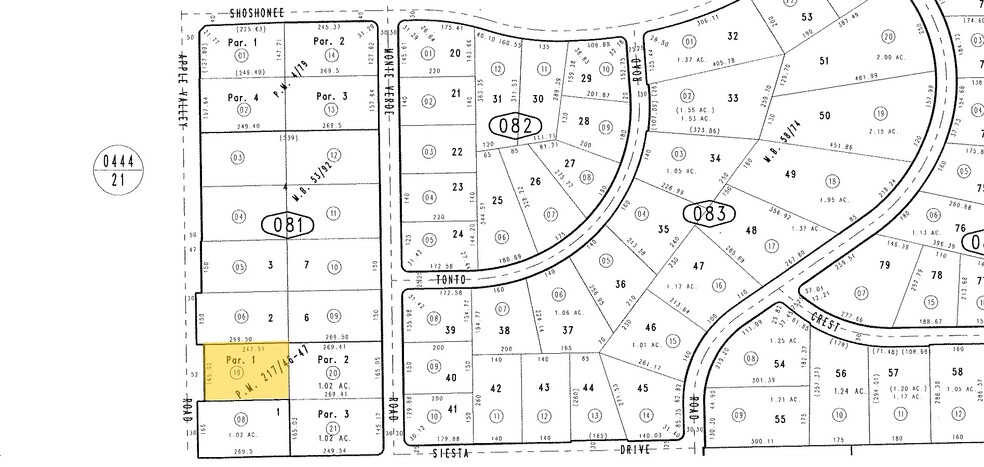 19 Apple Valley Rd, Apple Valley, CA à vendre - Plan cadastral - Image 2 de 2