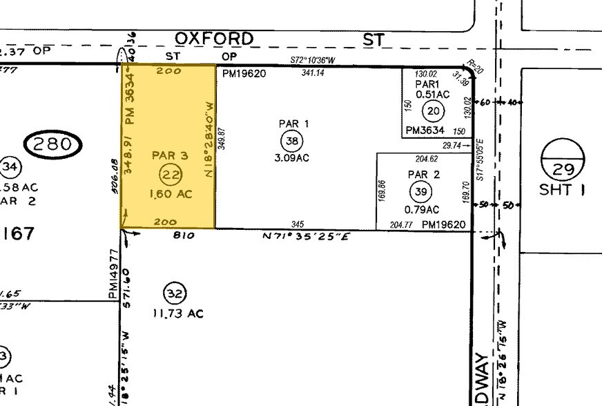 635 Oxford St, Chula Vista, CA à louer - Plan cadastral - Image 2 de 4