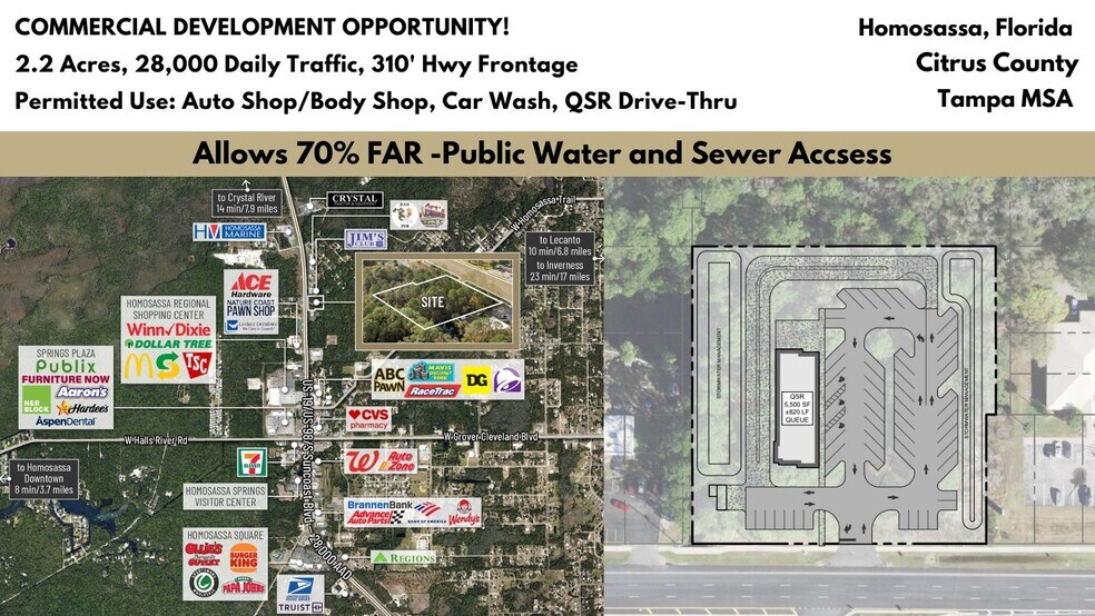 3409 Suncoast blvd, Homosassa, FL à vendre - Photo du bâtiment - Image 2 de 17