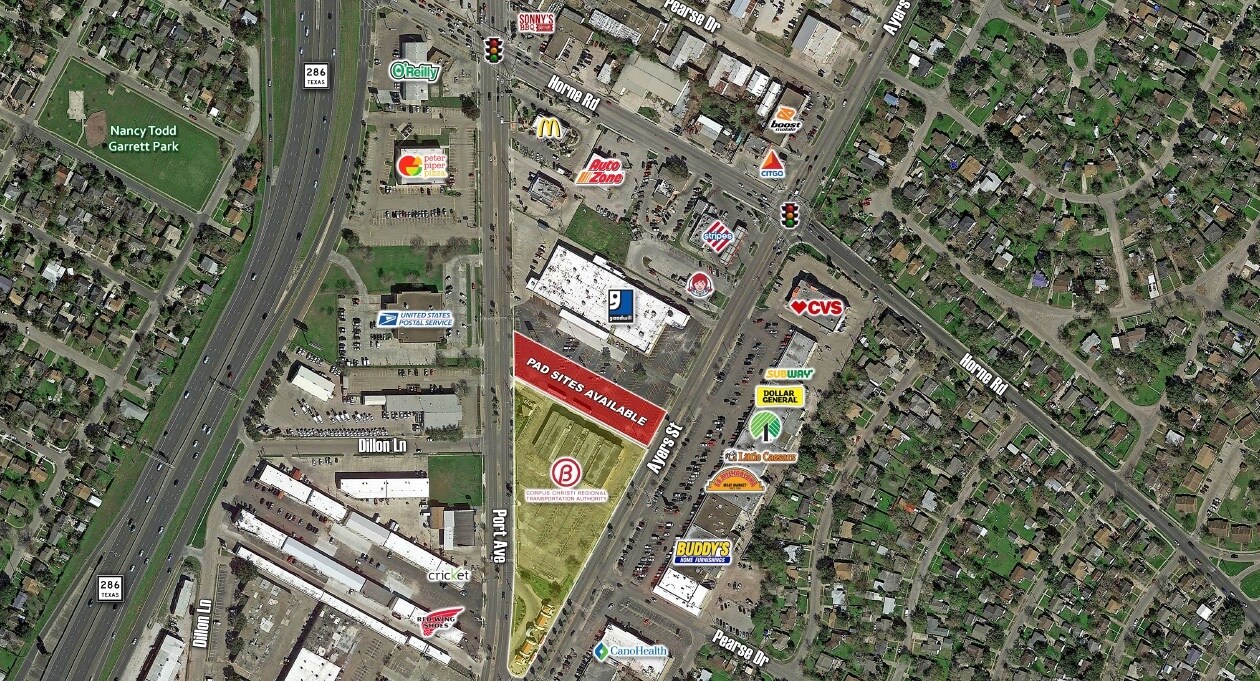 4135 Ayers St, Corpus Christi, TX à vendre Aérien- Image 1 de 3